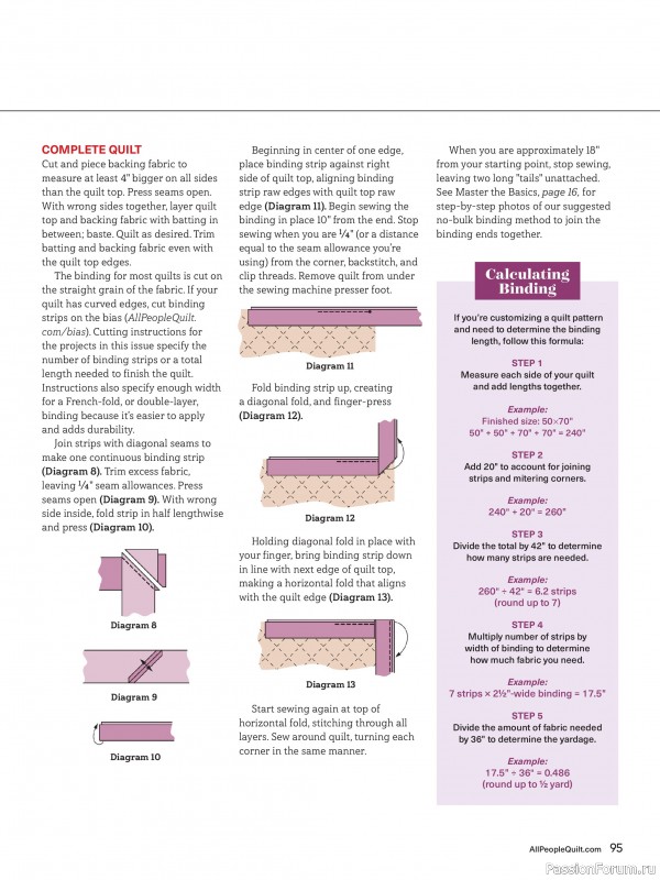 Коллекция проектов для рукодельниц в журнале «American Patchwork & Quilting №195 2025»
