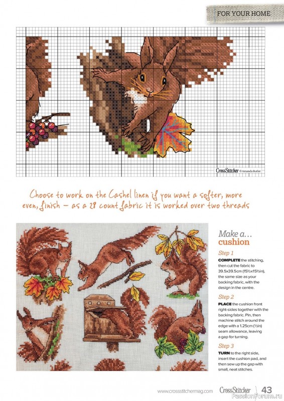 Коллекция вышивки в журнале «CrossStitcher №388 2022»