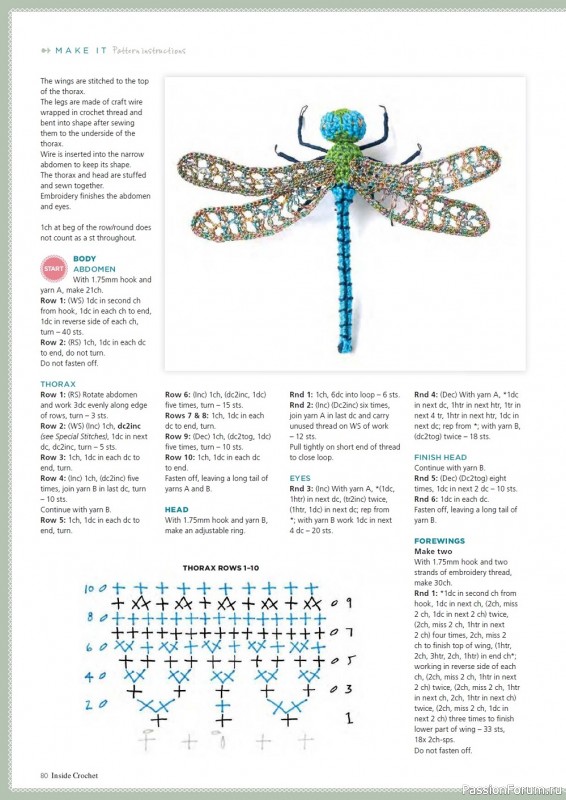 Вязаные проекты крючком в журнале «Inside Crochet»