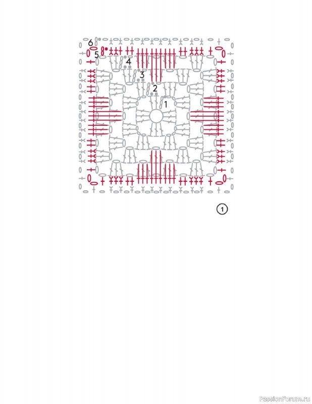 Вязаные проекты в книге «Crochet Squares»
