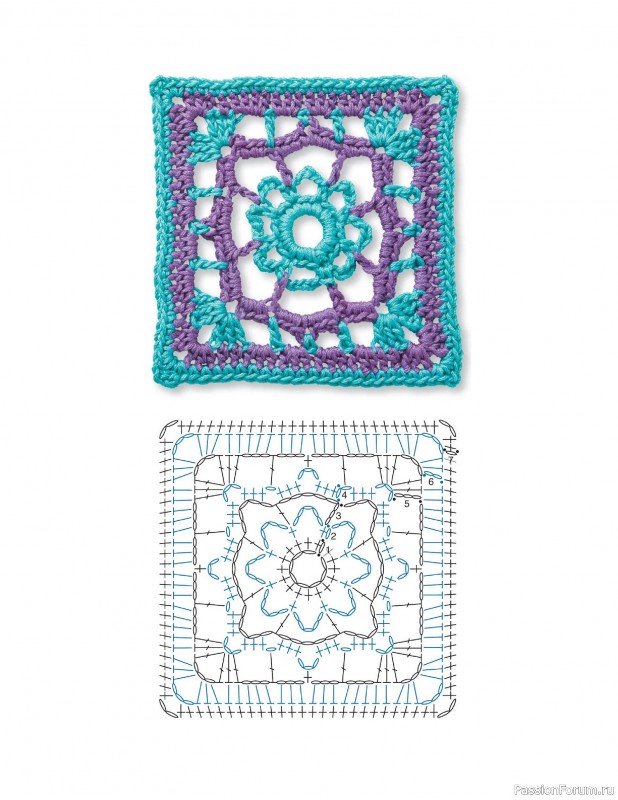 Вязаные проекты в книге «Granny Square Crochet for Beginners». Продолжение