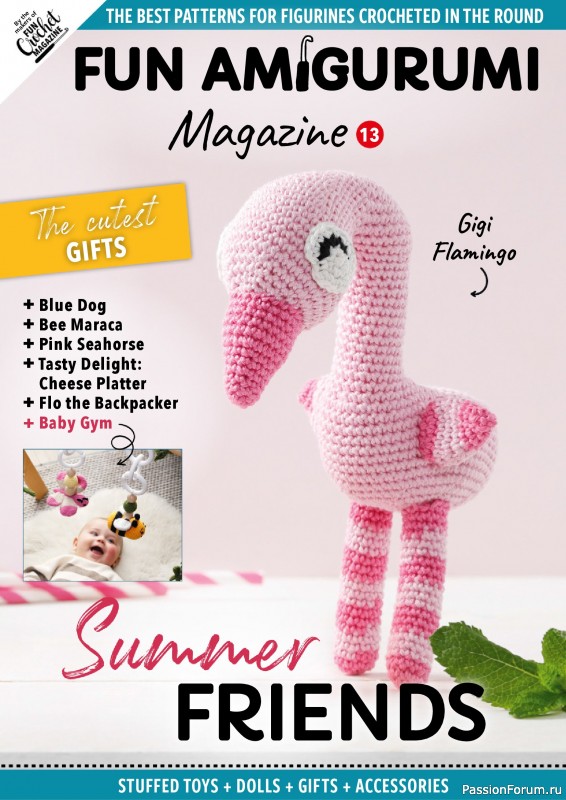 Вязаные проекты крючком в журнале &laquo;Fun Crochet Magazine №13 2025&raquo;
