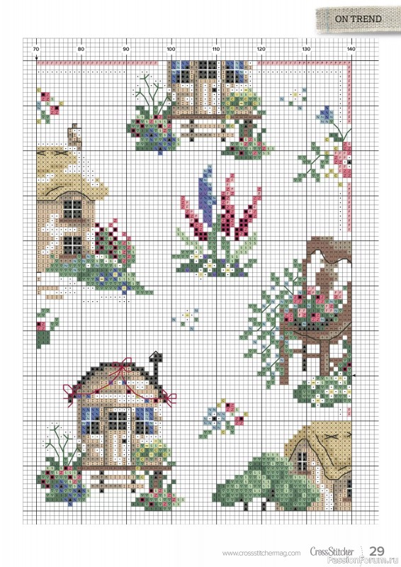 Коллекция вышивки в журнале «CrossStitcher №413 2024»