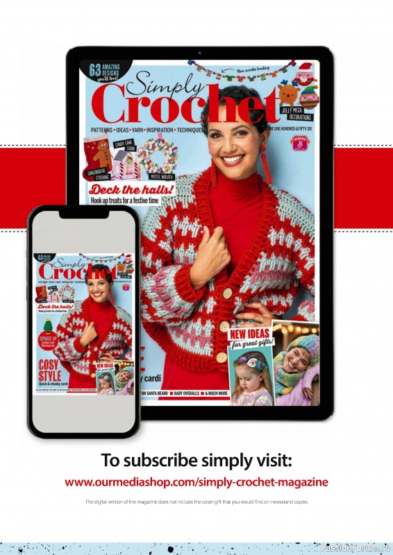 Вязаные проекты крючком в журнале «Simply Crochet №156 2024»