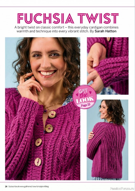 Вязаные проекты крючком в журнале «Simply Knitting №263 2025»