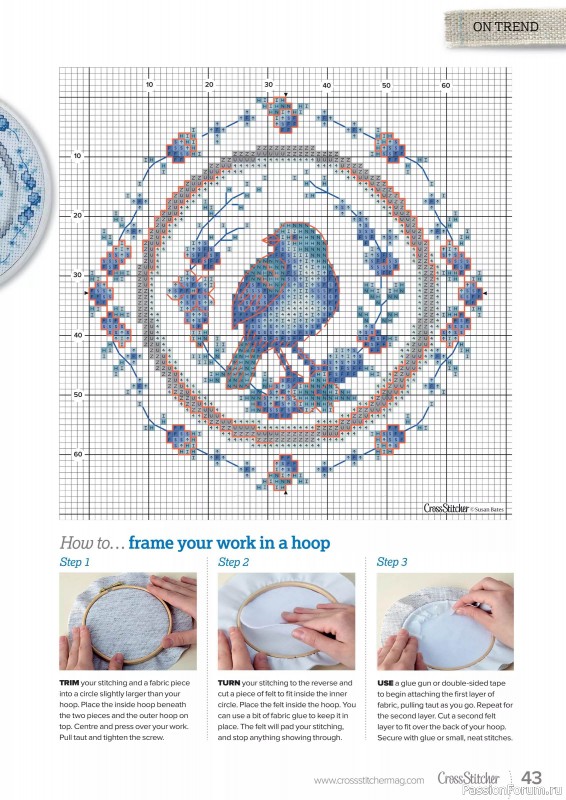 Коллекция вышивки в журнале «CrossStitcher №412 2024»