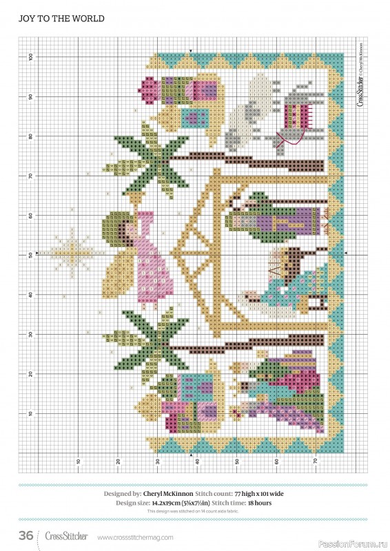 Коллекция вышивки в журнале «CrossStitcher №416 2024»