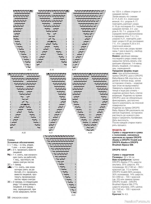 Вязаные модели в журнале «Creazion №4 2024»