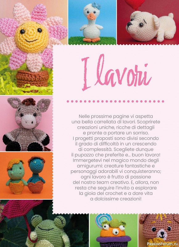 Вязаные проекты крючком в журнале « I Love Amigurumi Manuale №5 2025»