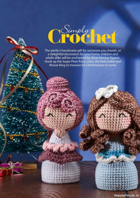 Вязаные проекты крючком в журнале «Simply Crochet №153 2024»