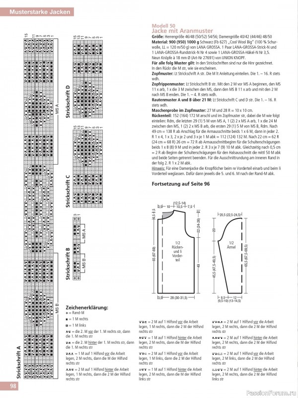 Вязаные проекты в журнале «Hundert Seiten voller Ideen Jacken №1 2023»