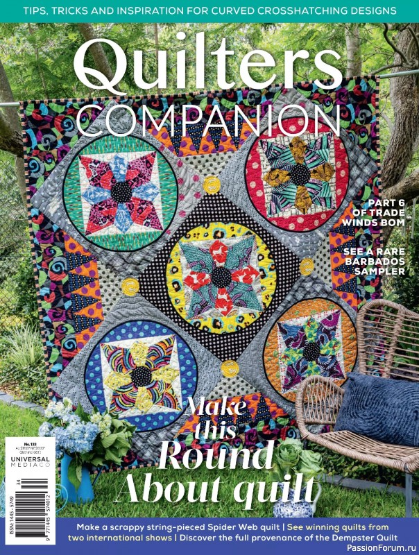 Коллекция проектов для рукодельниц в журнале &laquo;Quilters Companion №133 2025&raquo;