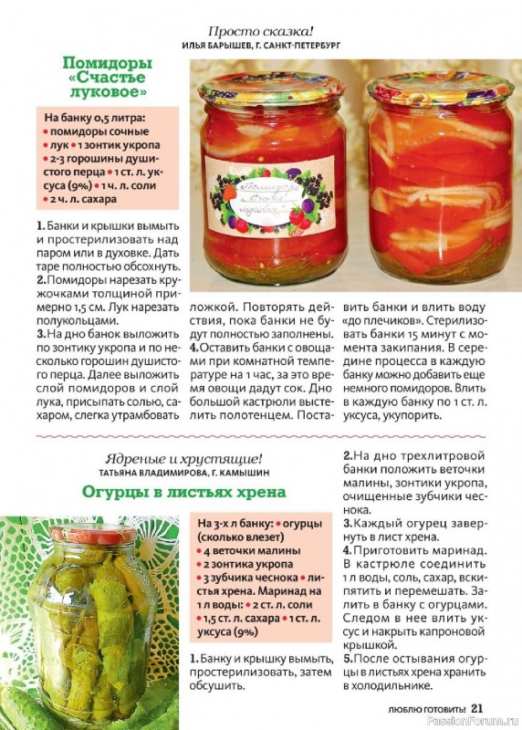 Коллекция кулинарных рецептов в журнале «Люблю готовить! Спецвыпуск №3 2025»