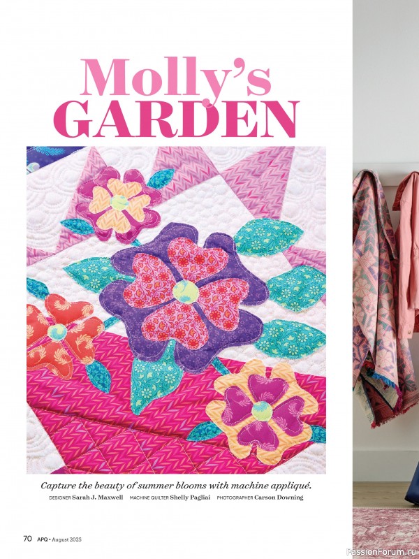 Коллекция проектов для рукодельниц в журнале «American Patchwork & Quilting №195 2025»