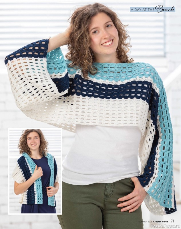 Вязаные проекты крючком в журнале «Crochet World - Summer 2025»
