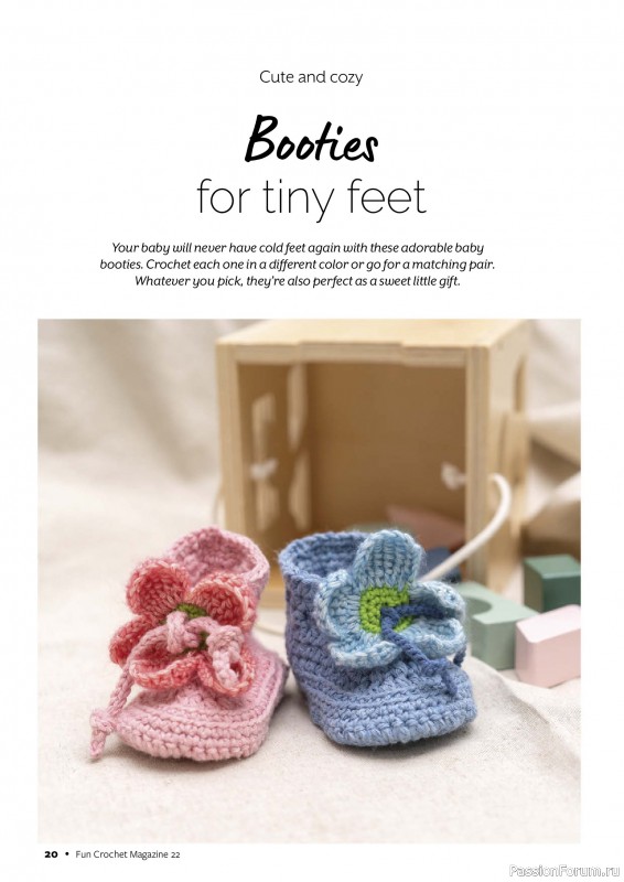 Вязаные проекты крючком в журнале «Fun Crochet Magazine №22 2025»
