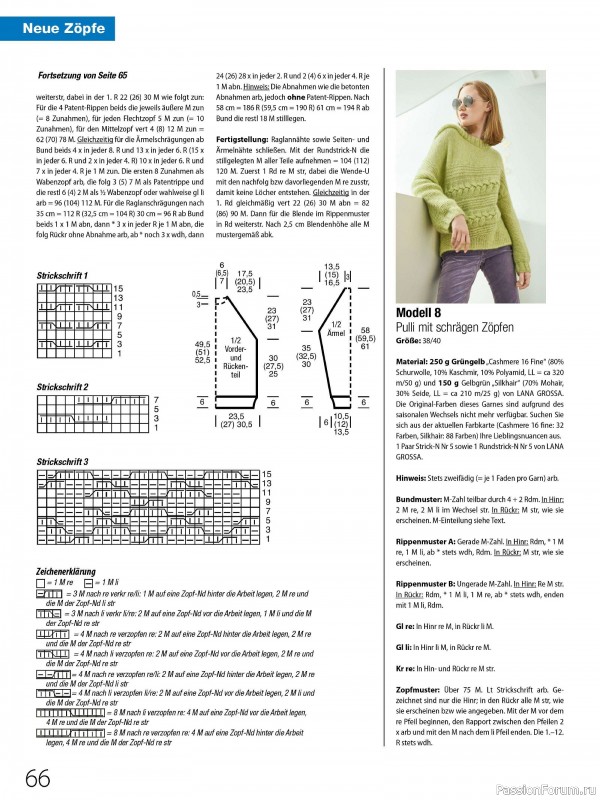 Вязаные проекты в журнале «Meine Strickmode MS165 2024»