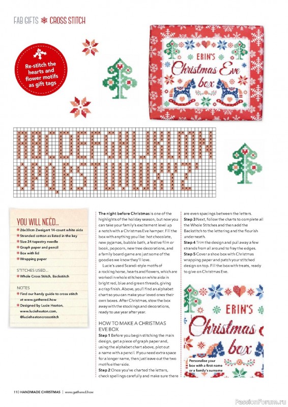 Коллекция проектов для рукодельниц в журнале «Handmade Christmas – October 2022»