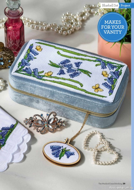 Коллекция вышивки в журнале «The World of Cross Stitching №358 2025»
