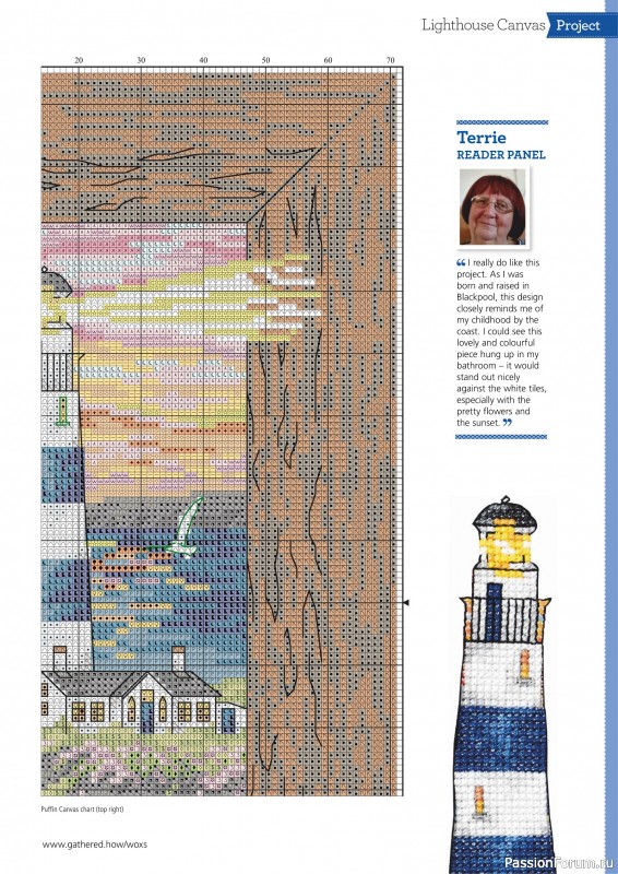 Коллекция вышивки в журнале «The World of Cross Stitching - March 2025»