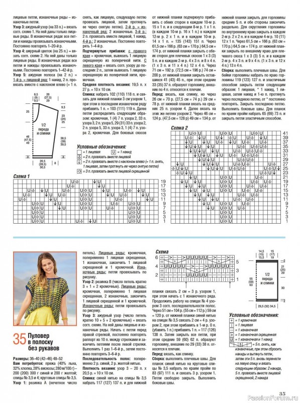 Вязаные модели в журнале «Сабрина №7 2023»