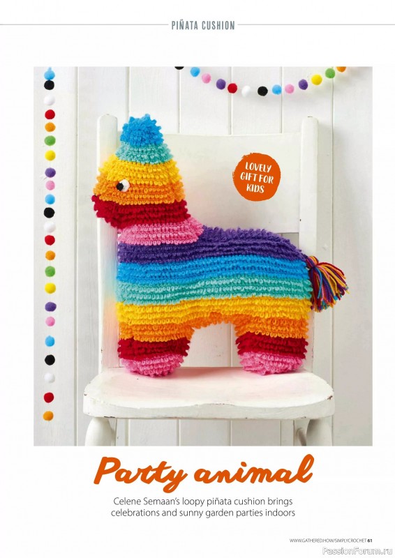 Вязаные проекты крючком в журнале «Simply Crochet №164 2025»