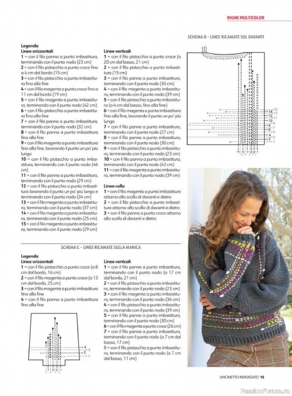 Вязаные проекты в журнале «Uncinetto Indossato №8 2024»