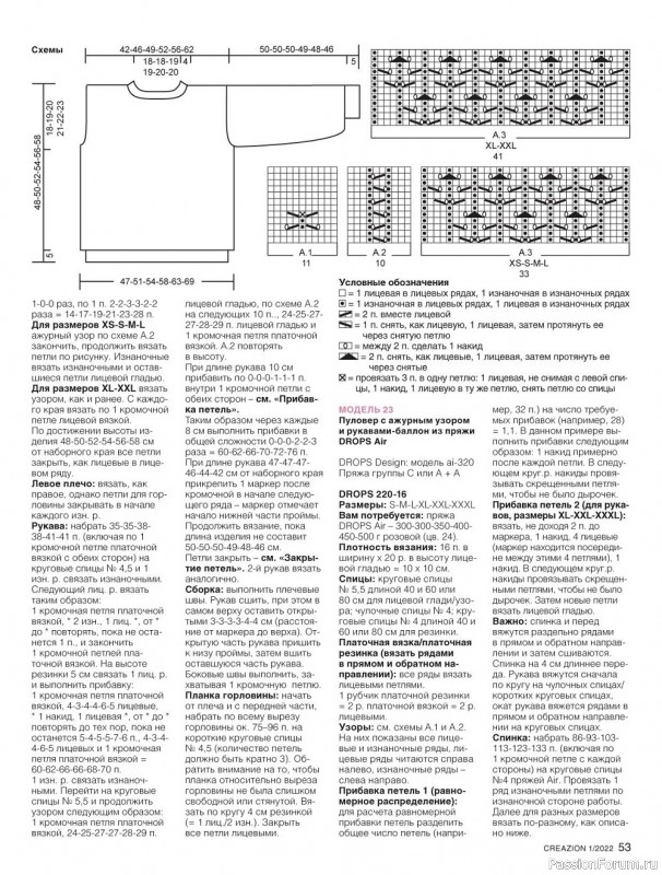 Вязаные модели для всей семьи в журнале "Creazion №1 2022"