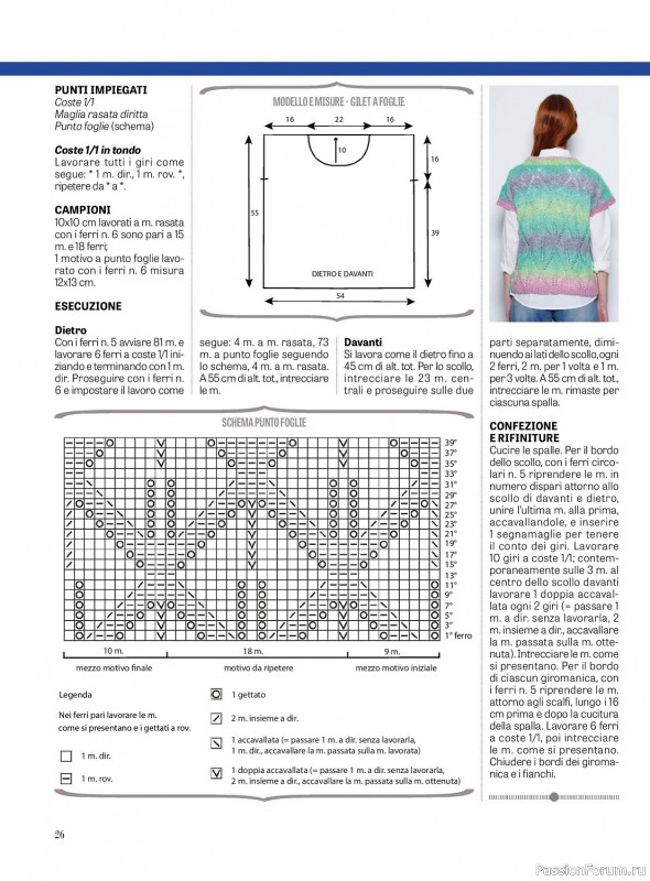 Вязаные модели в журнале «La Nuova Maglia №29 2023-20243»