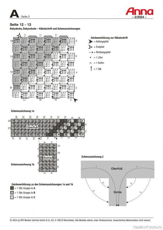 Коллекция проектов для рукодельниц в журнале «Anna №2 2024 Germany»