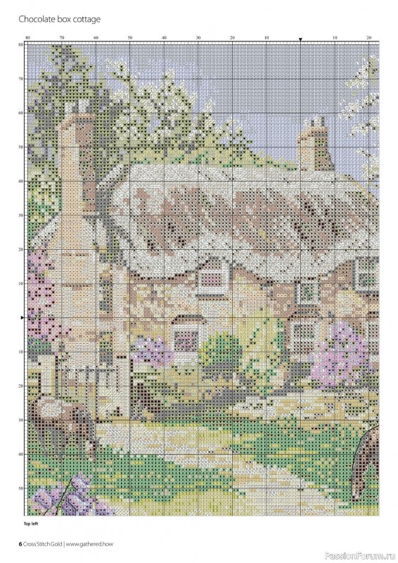 Коллекция вышивки в журнале «Cross Stitch Gold - Scenery Collection 2022»