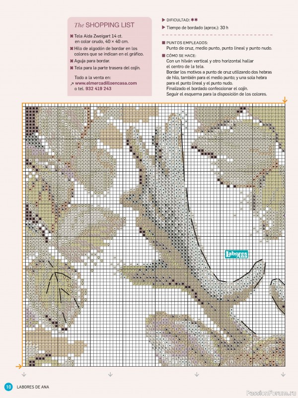 Коллекция вышивки в журнале «Labores de Ana №288 2024»