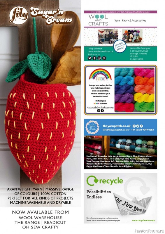 Вязаные проекты крючком в журнале «Simply Crochet №122 2022»