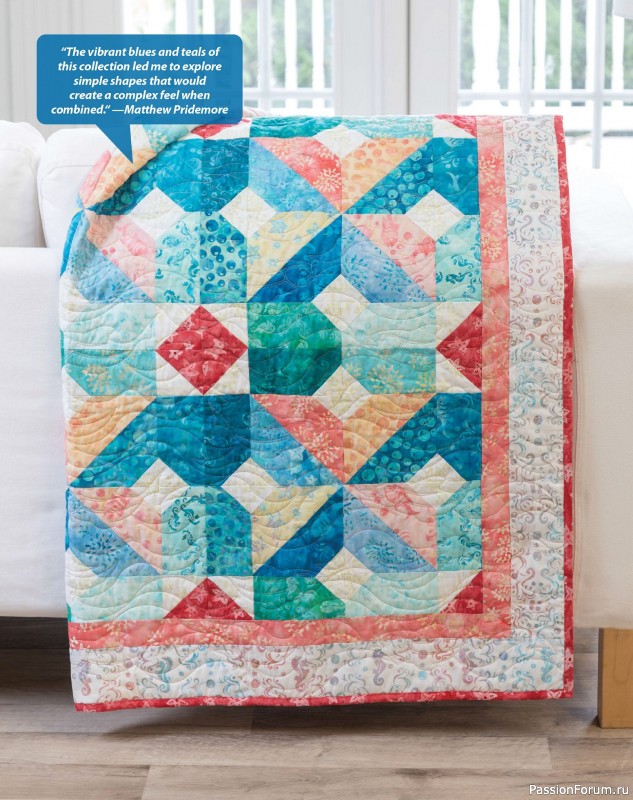 Коллекция проектов для рукодельниц в журнале «Quilter's World Special Edition - Late Spring 2025»