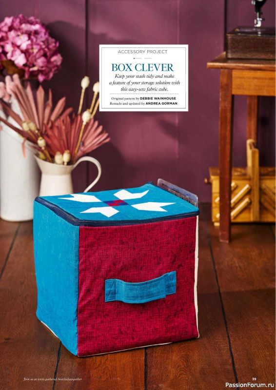 Коллекция проектов для рукодельниц в журнале «Todays Quilter №127 2025»
