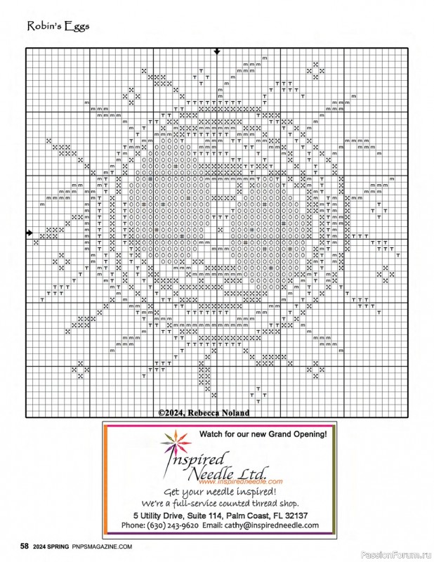 Коллекция вышивки в журнале «Punch Needle & Primitive Stitcher - Spring 2024»