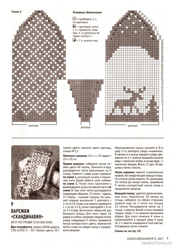 Школа вязания в журнале «Азбука вязания №12 2021»