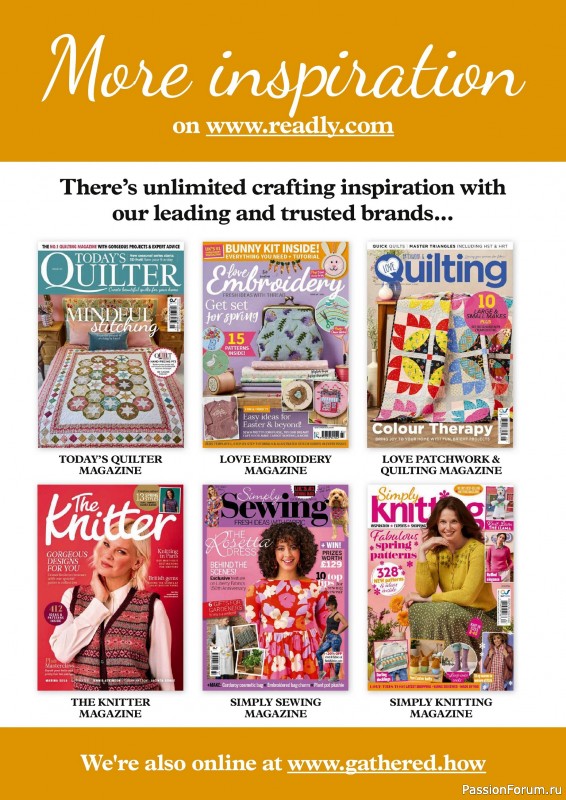 Коллекция проектов для рукодельниц в журнале «Mollie Makes - Simple Sewing 2025»