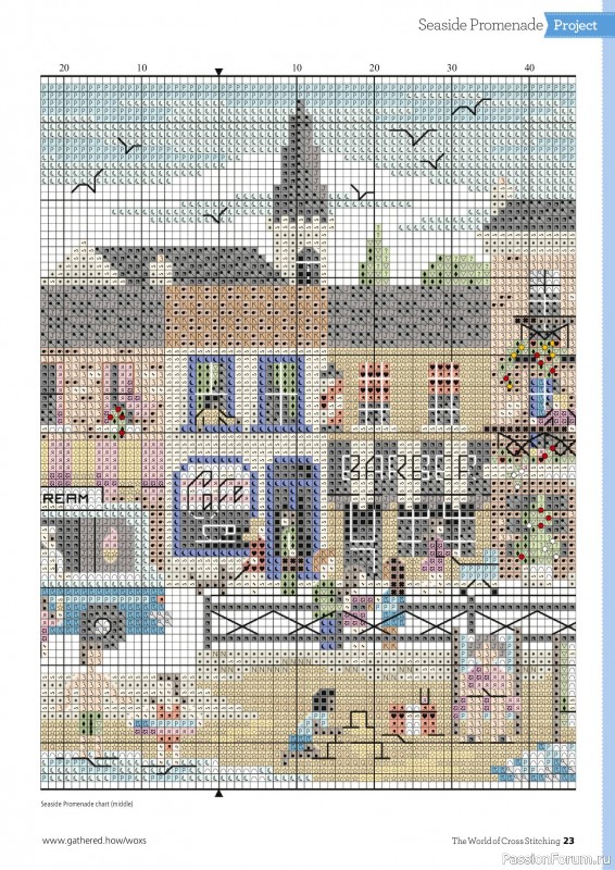 Коллекция вышивки в журнале «The World of Cross Stitching №358 2025»