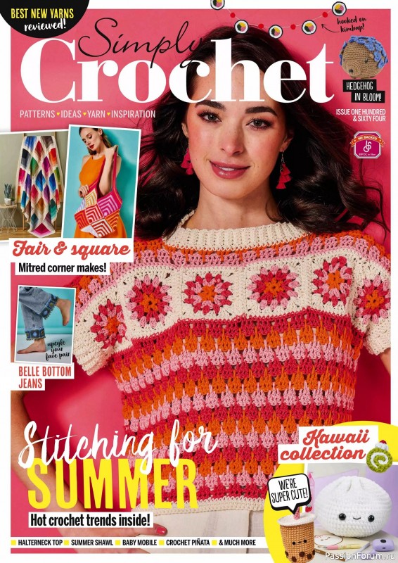 Вязаные проекты крючком в журнале &laquo;Simply Crochet №164 2025&raquo;