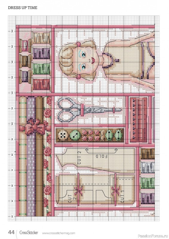 Коллекция вышивки в журнале «CrossStitcher №395 2023»