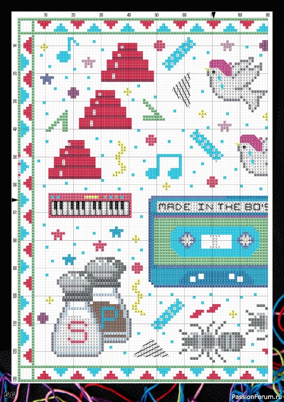 Коллекция вышивки в журнале «XStitch Magazine №29 2024»