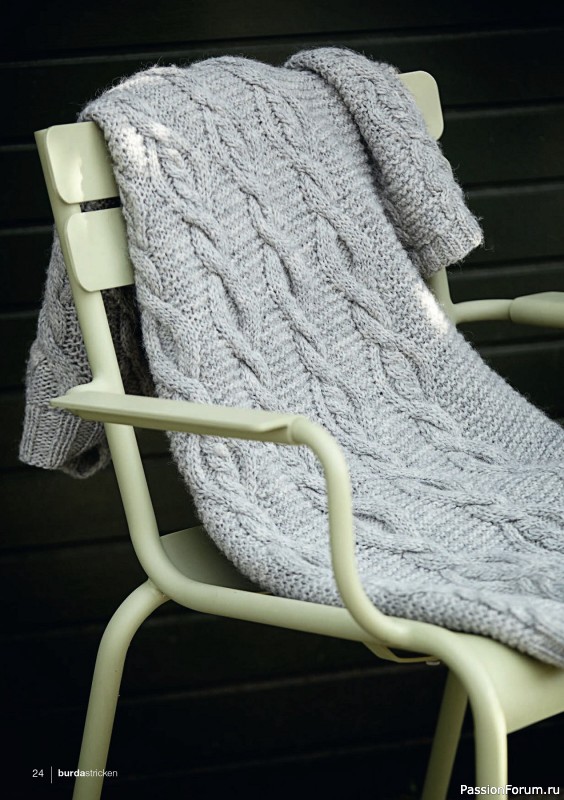 Вязаные модели в журнале «Burda Stricken №1 2020»