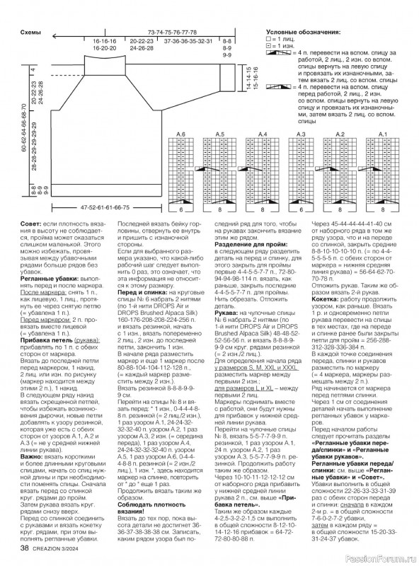 Вязаные модели в журнале «Creazion №3 2024»