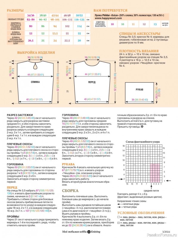Вязаные модели в журнале «Knitting. Вязание №3 2024»