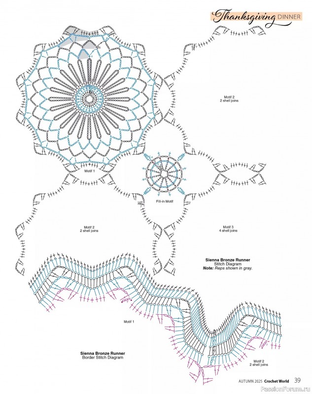 Вязаные проекты крючком в журнале «Crochet World - Autumn 2025»