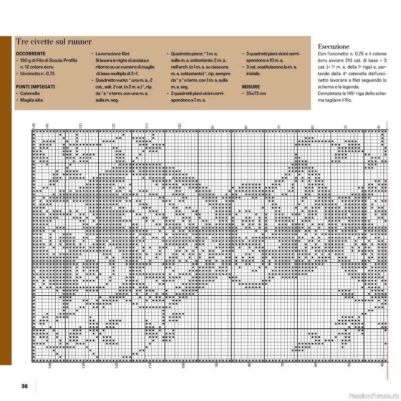 Вязаные проекты в журнале «Uncinetto Manuale Filet №15 2024»