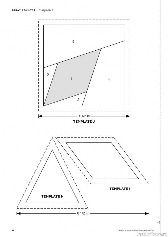 Коллекция проектов для рукодельниц в журнале «Today's Quilter №123 2025»