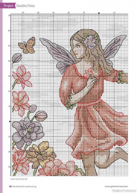 Коллекция вышивки в журнале «The World of Cross Stitching №358 2025»