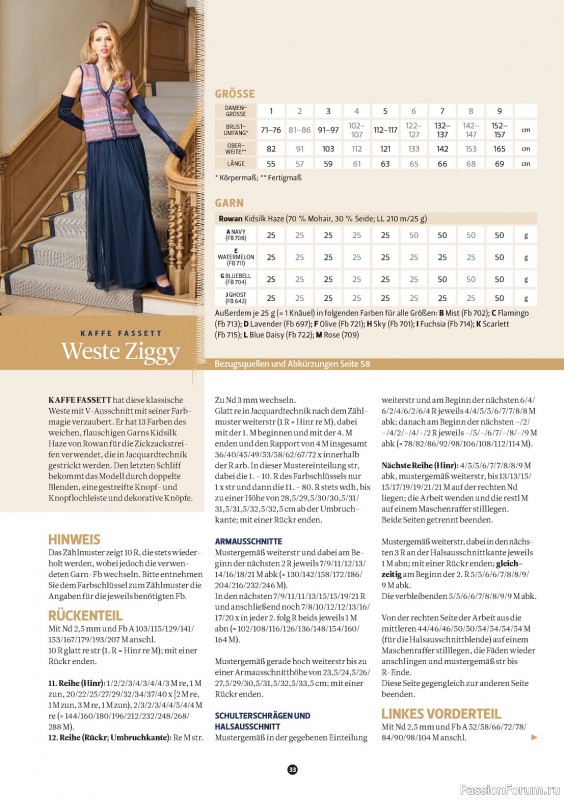 Вязаные модели в журнале «The Knitter №68 2024»